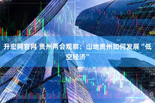 升宏网官网 贵州两会观察：山地贵州如何发展“低空经济”